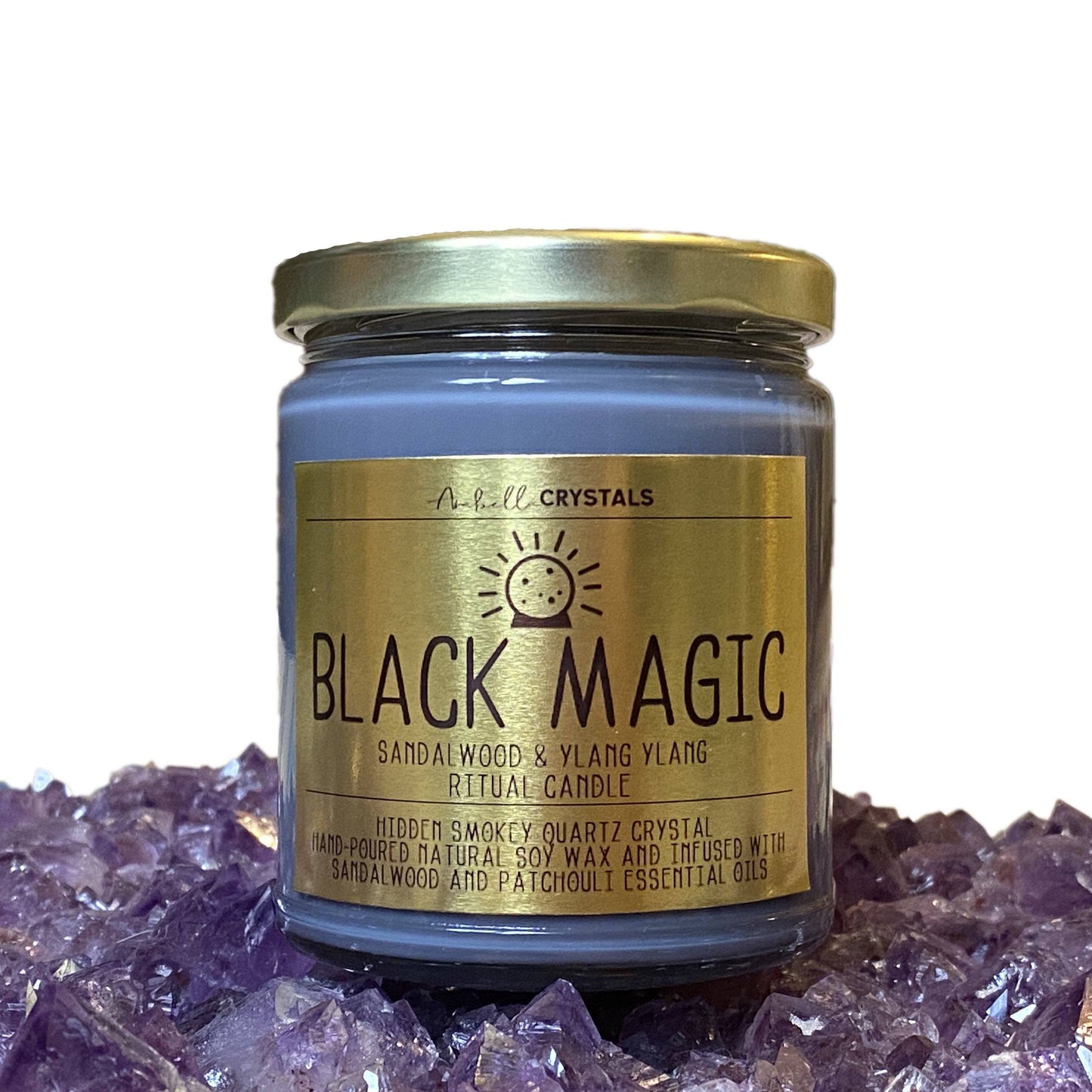 Black Magic Candle Jar