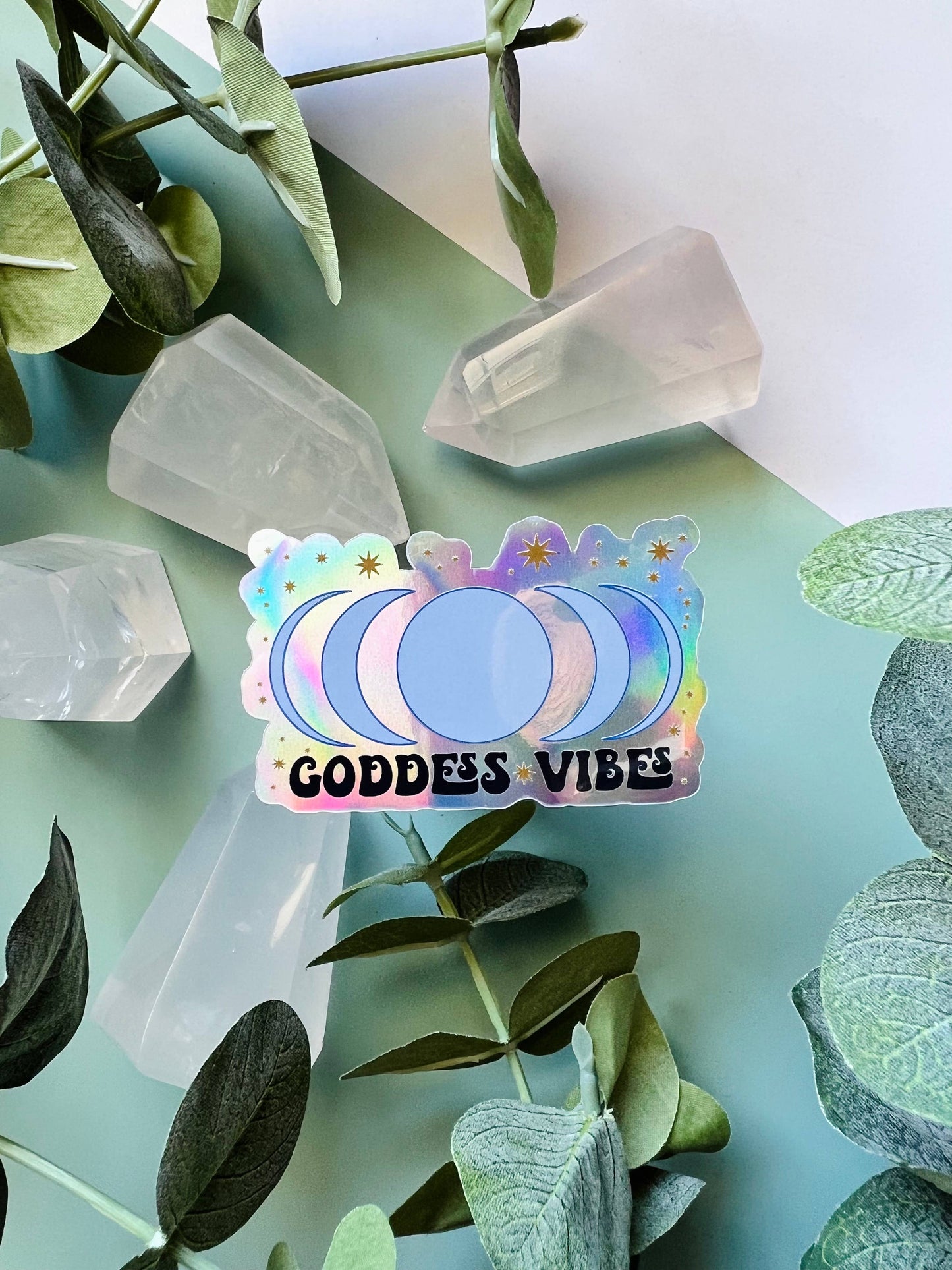 Goddess Vibes Holographic Sticker