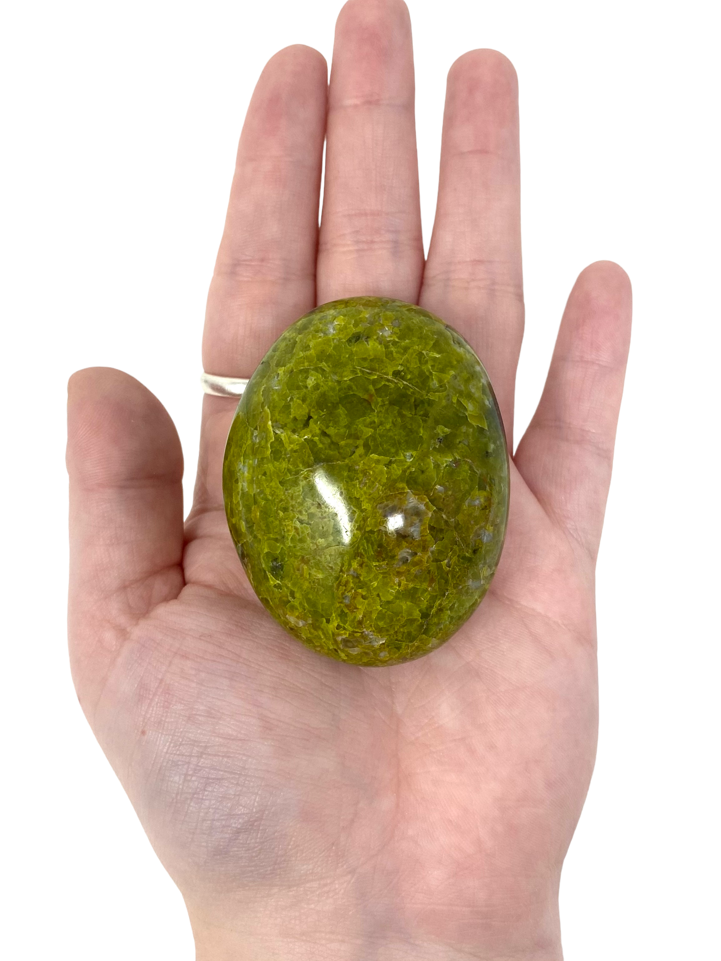 Green Opal Palm Stones