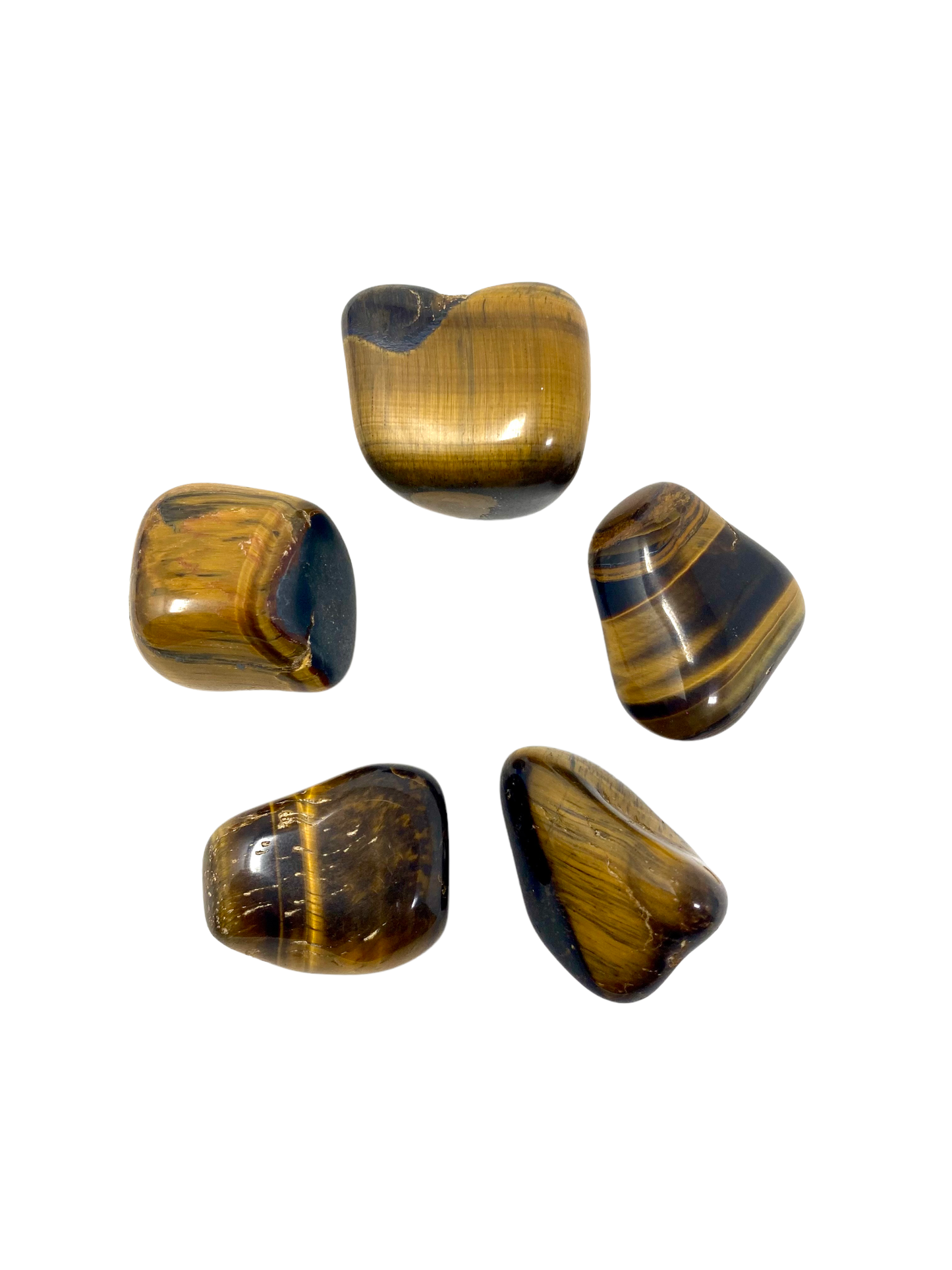 Tigers Eye Tumbled Stones