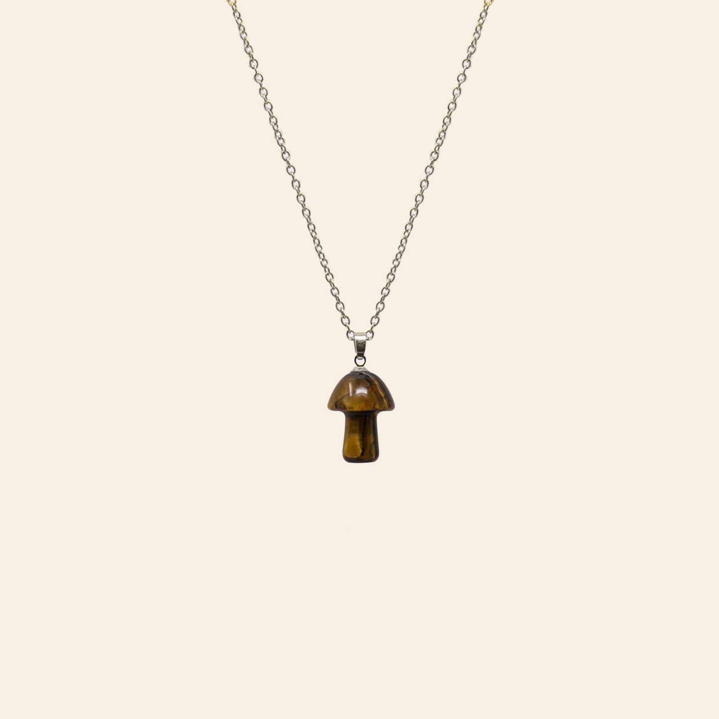 Crystal Mushroom Necklace