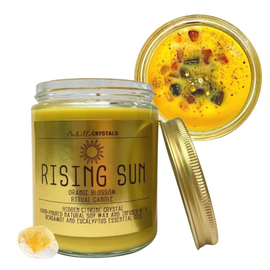 Rising Sun Candle Jar