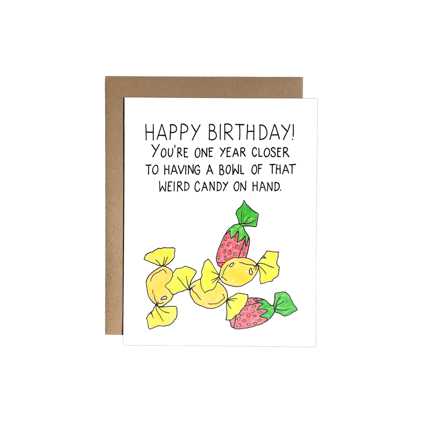 Birthday Weird Candy Card