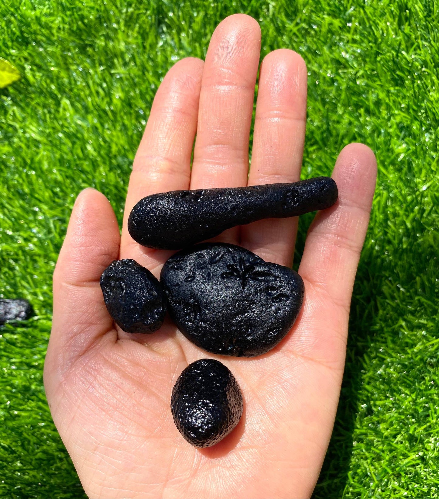 Natural Vietnam Tektite Black Tektite