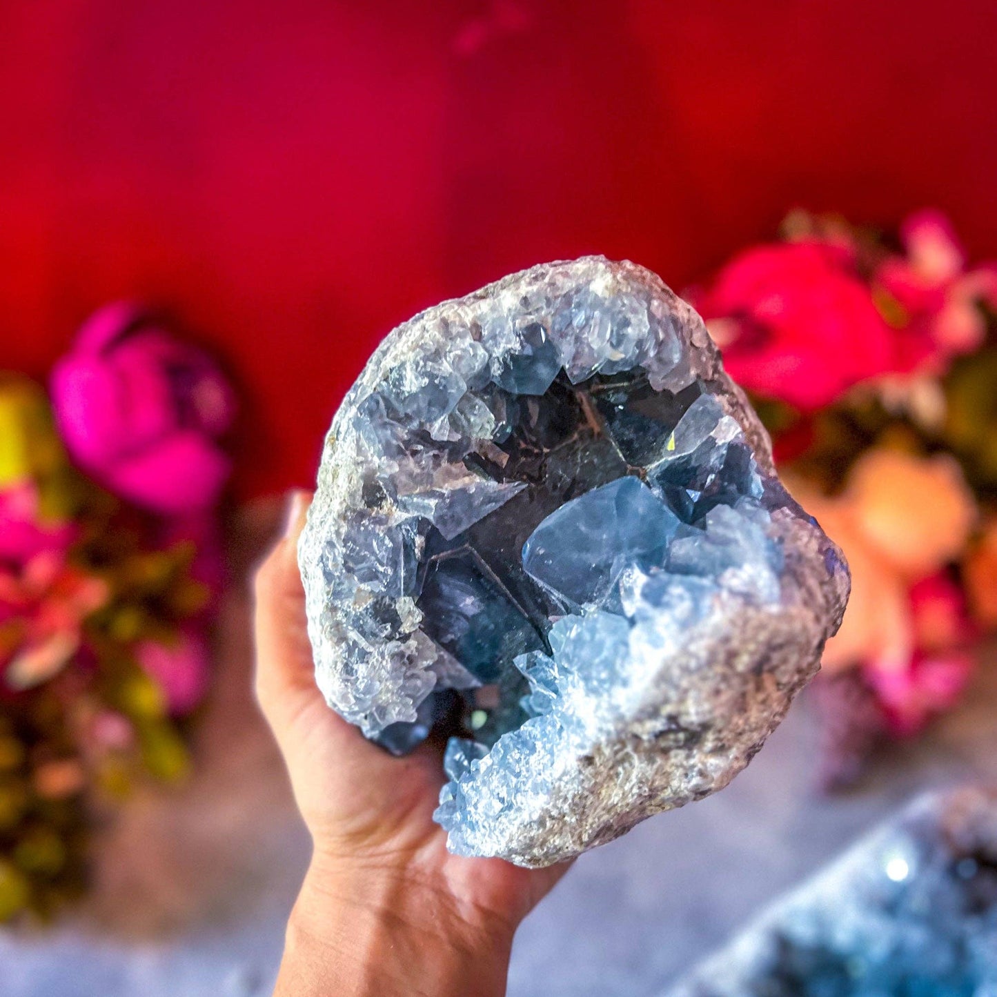 Celestite Clusters - Large