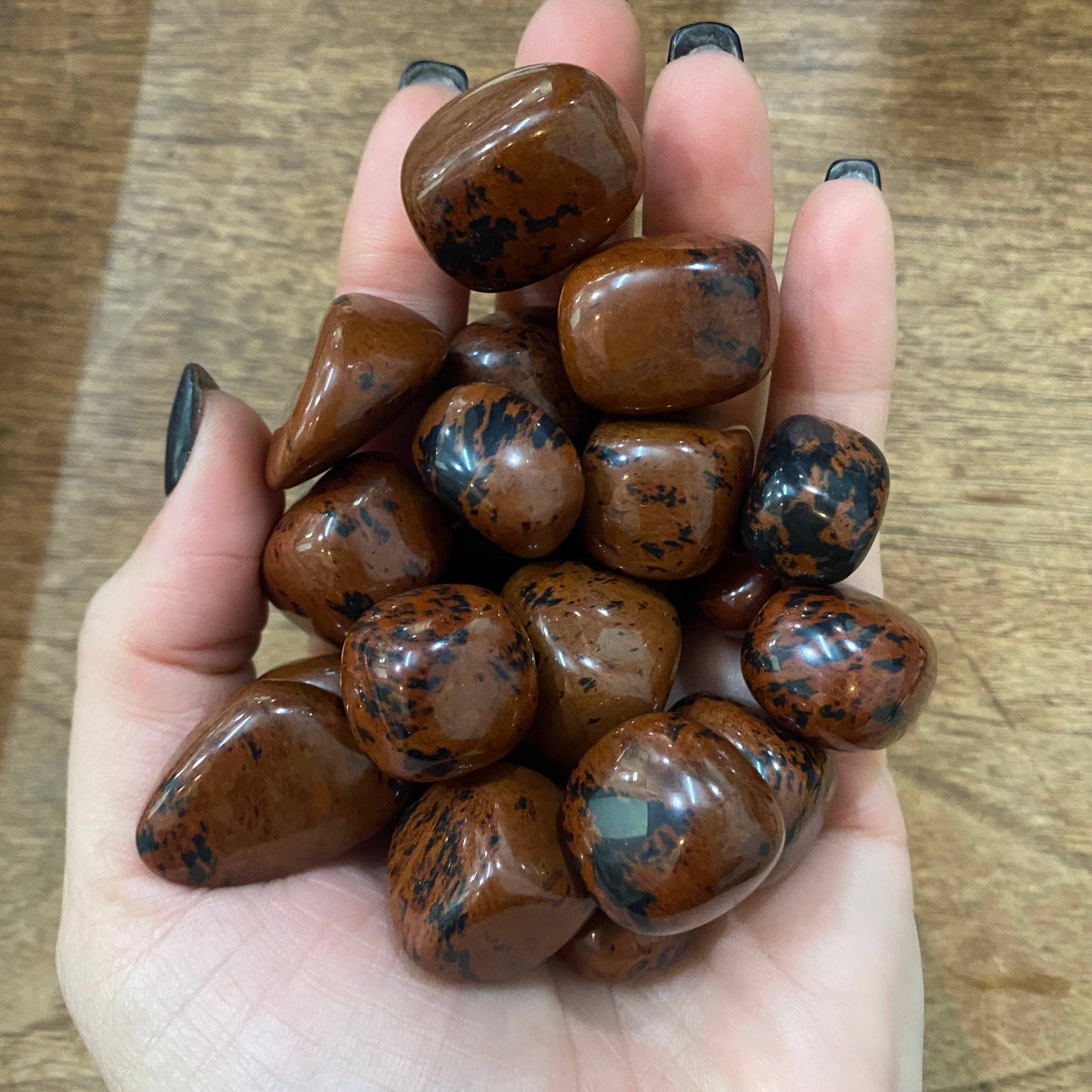 Mahogany Obsidian Tumbled Stones