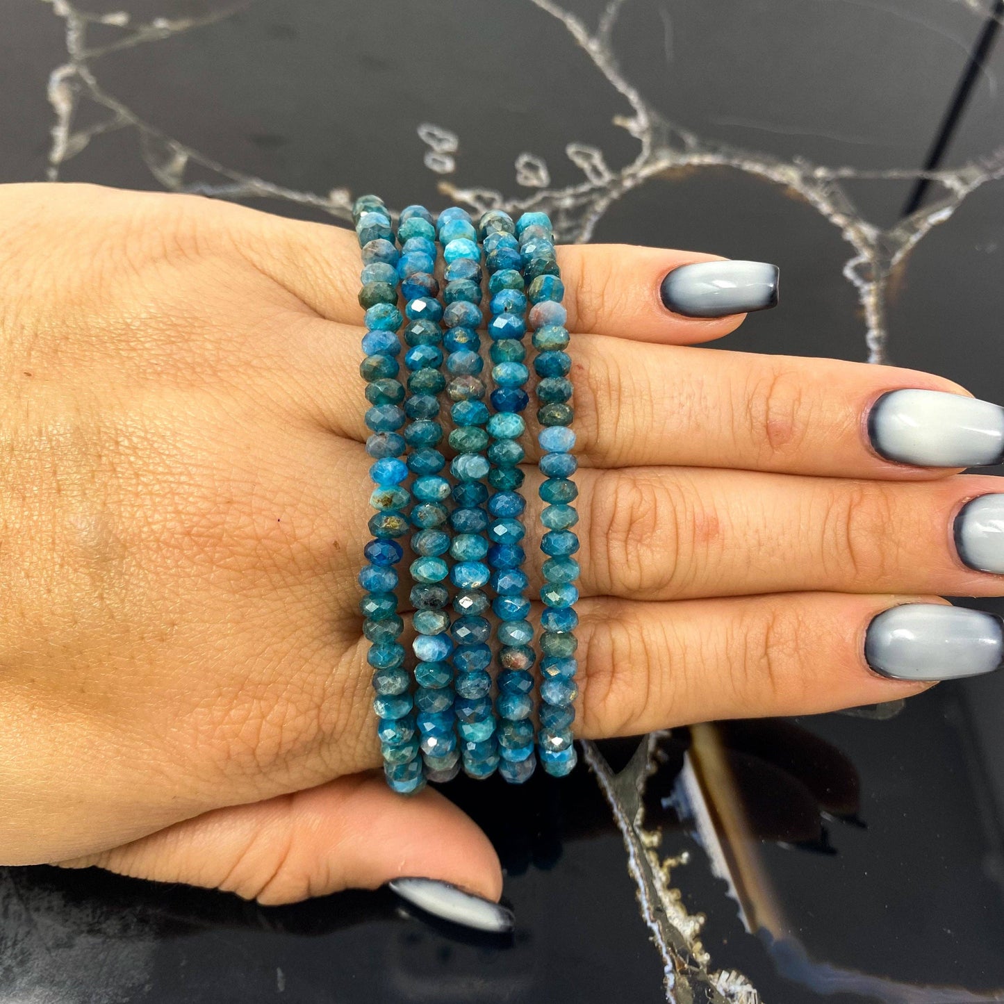 Blue Apatite Bracelet