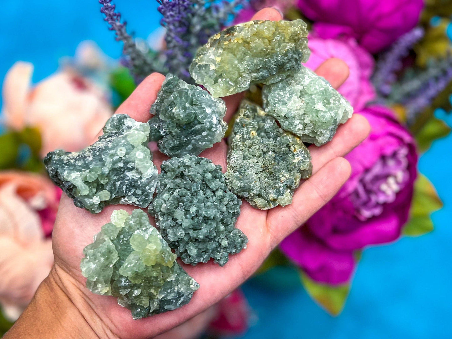 Raw Prehnite Specimens