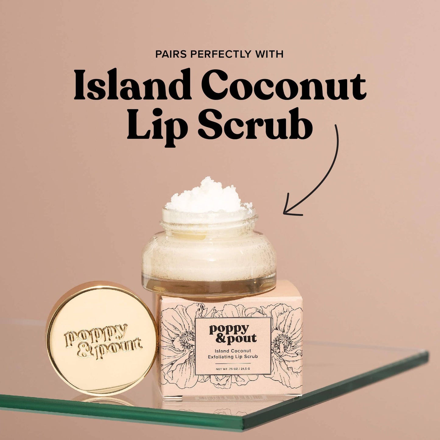 Poppy Pout Lip Scrub