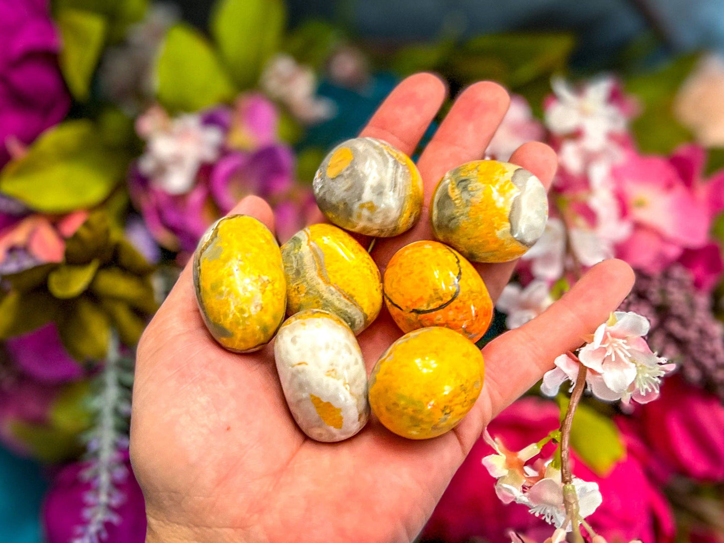 Bumblebee Jasper Tumbled Stones