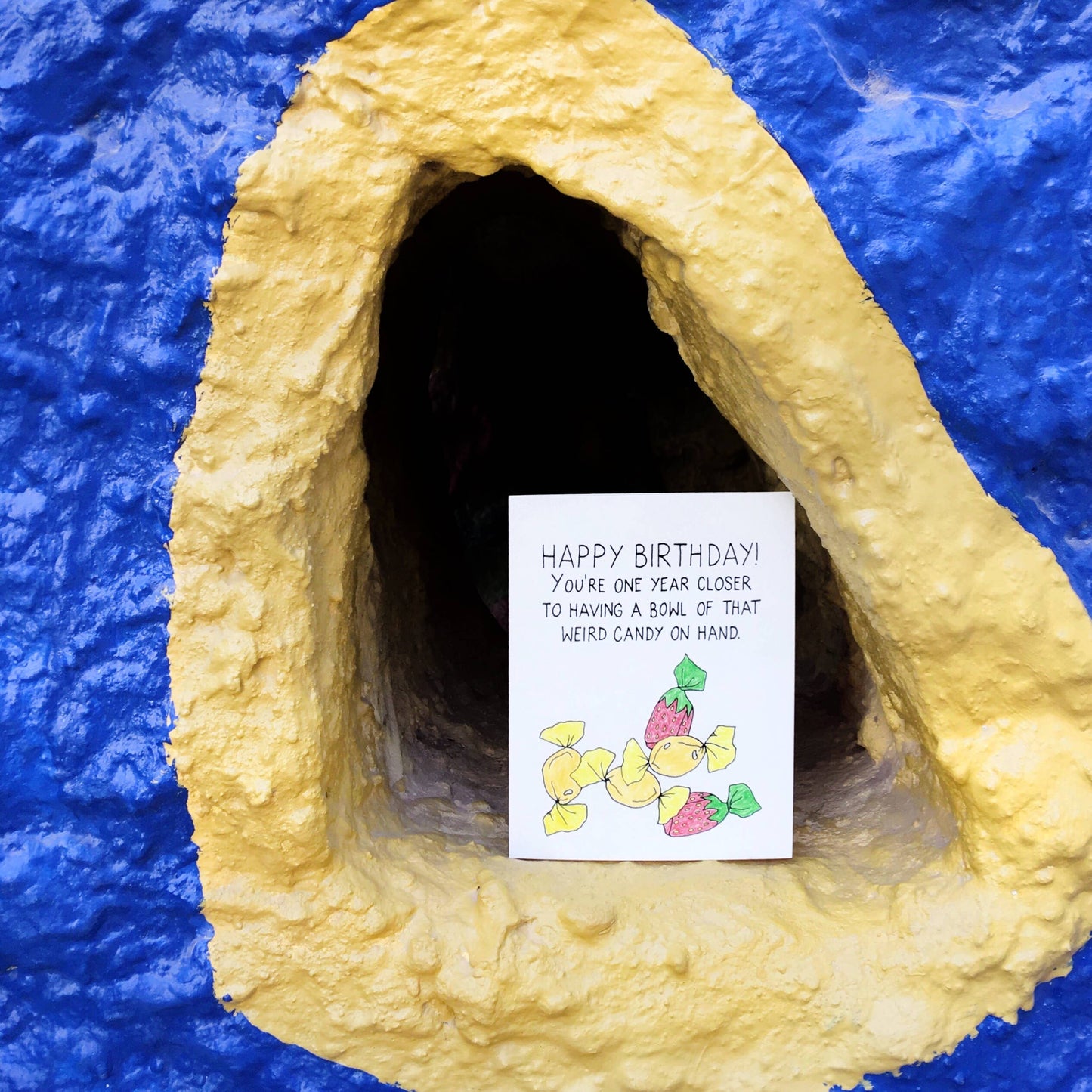 Birthday Weird Candy Card