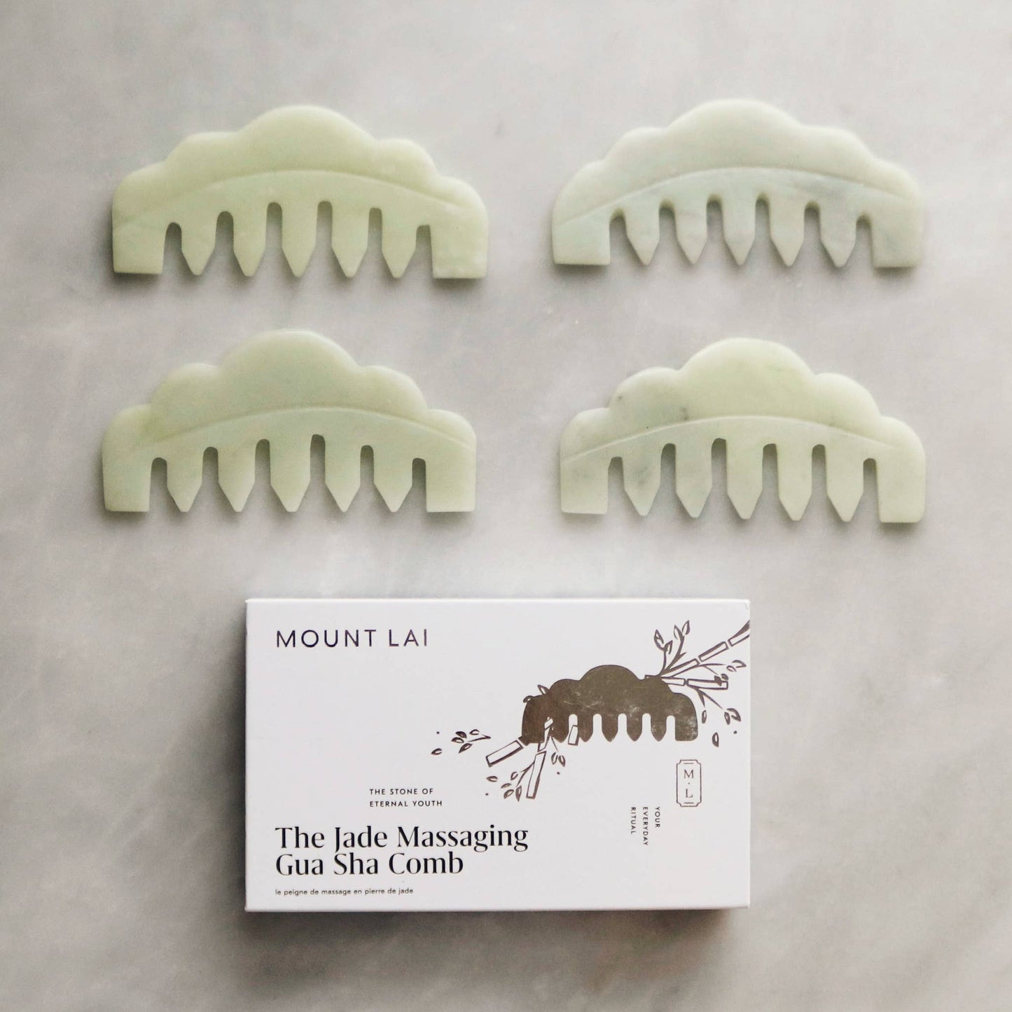 The Jade Massaging Gua Sha Comb