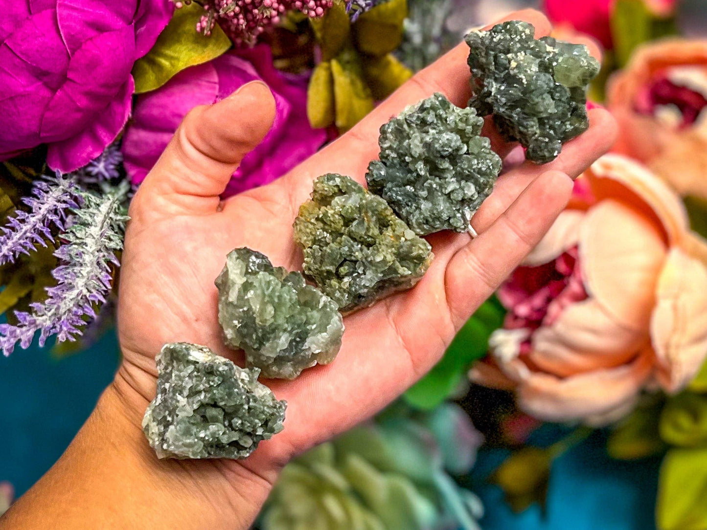 Raw Prehnite Specimens