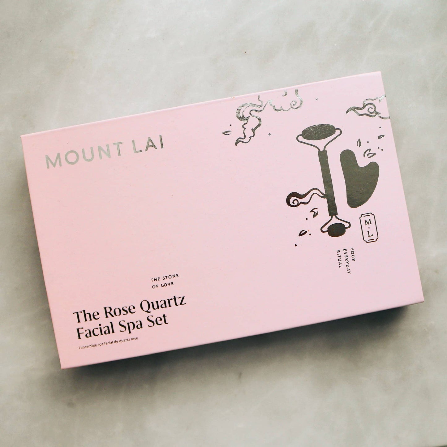 Rose Quartz Facial Spa Set