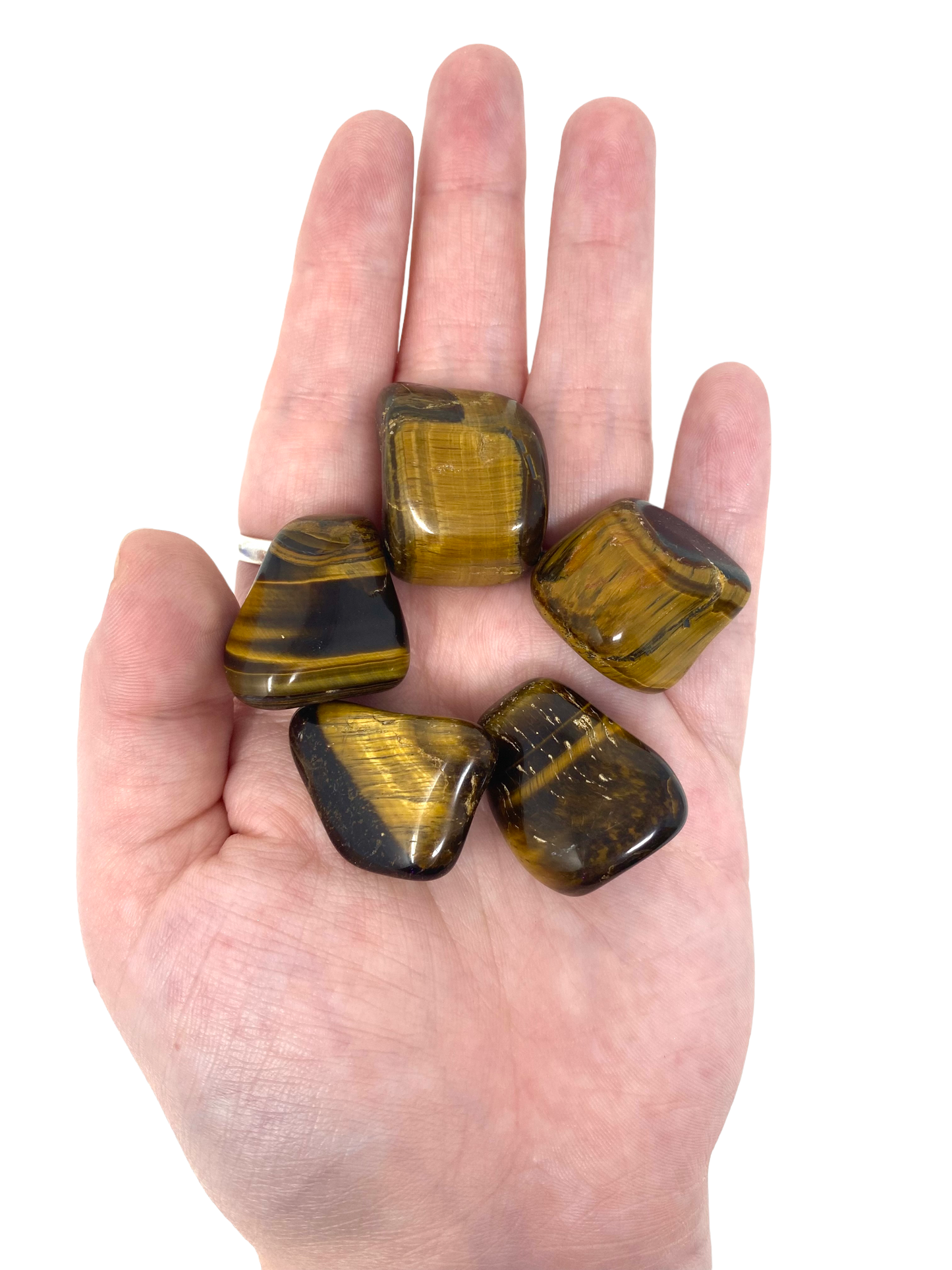 Tigers Eye Tumbled Stones