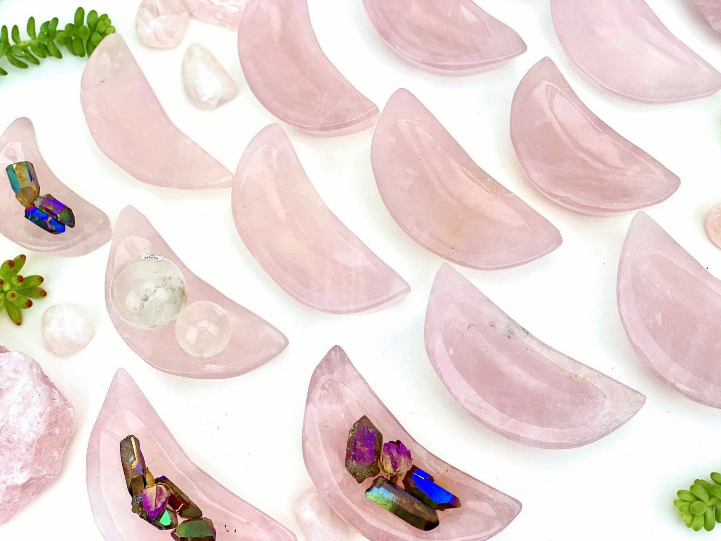 Rose Quartz Moon Bowl