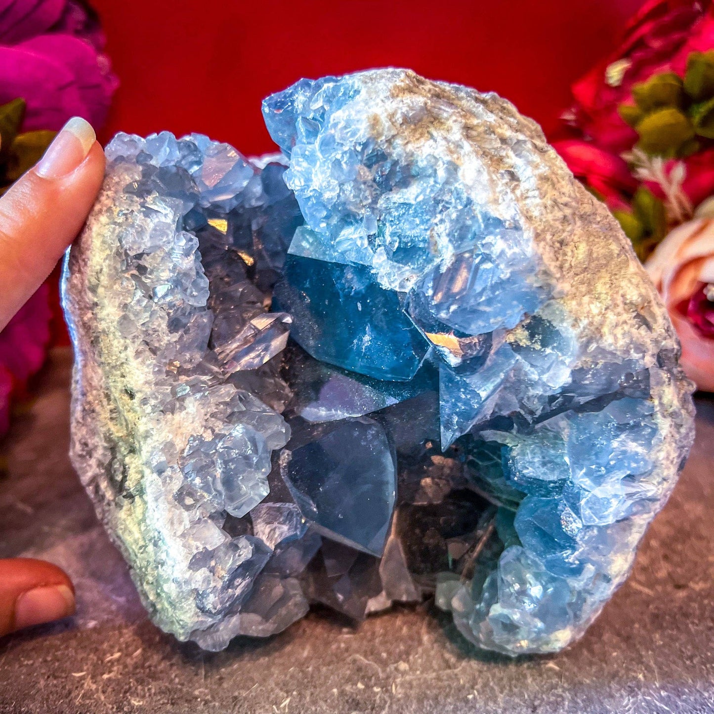 Celestite Clusters - Large