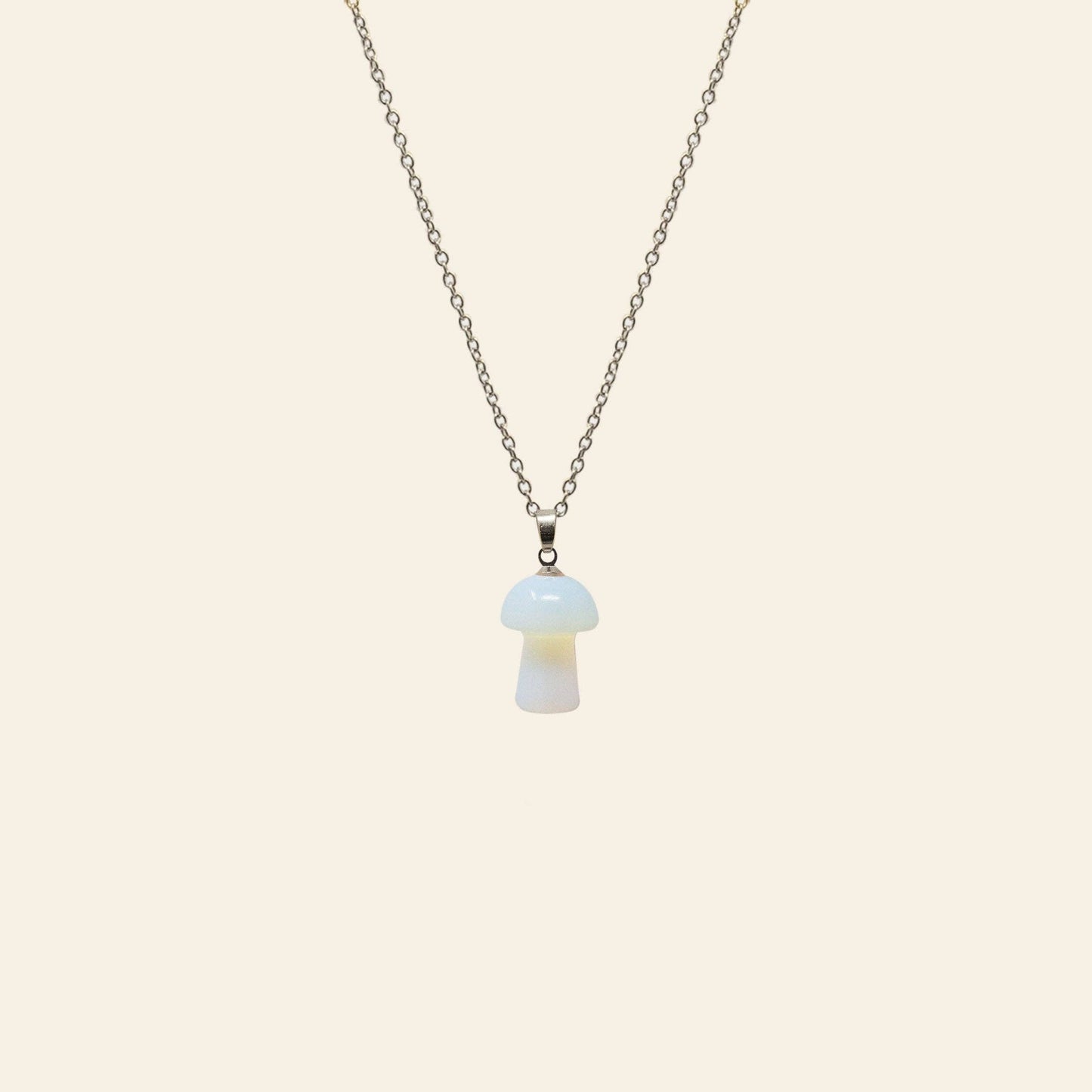 Crystal Mushroom Necklace