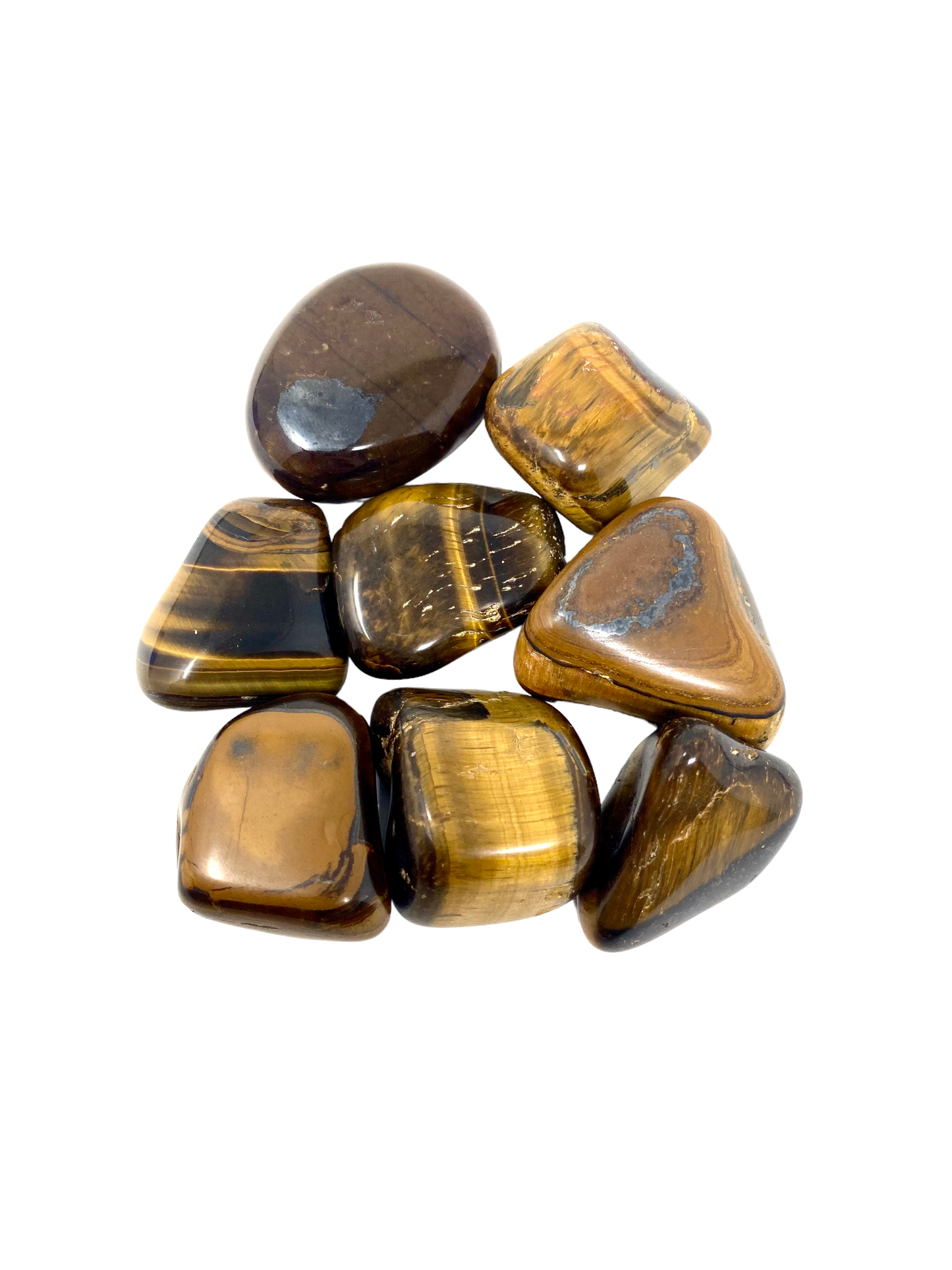 Tigers Eye Tumbled Stones