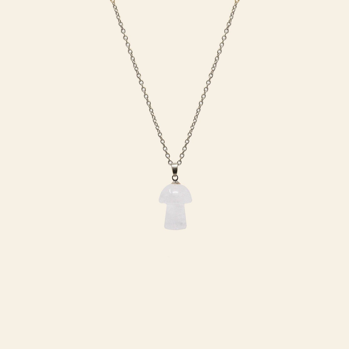 Crystal Mushroom Necklace