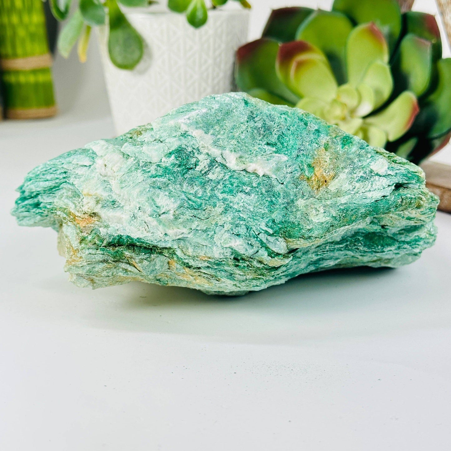 Green Fuchsite Large Cluster