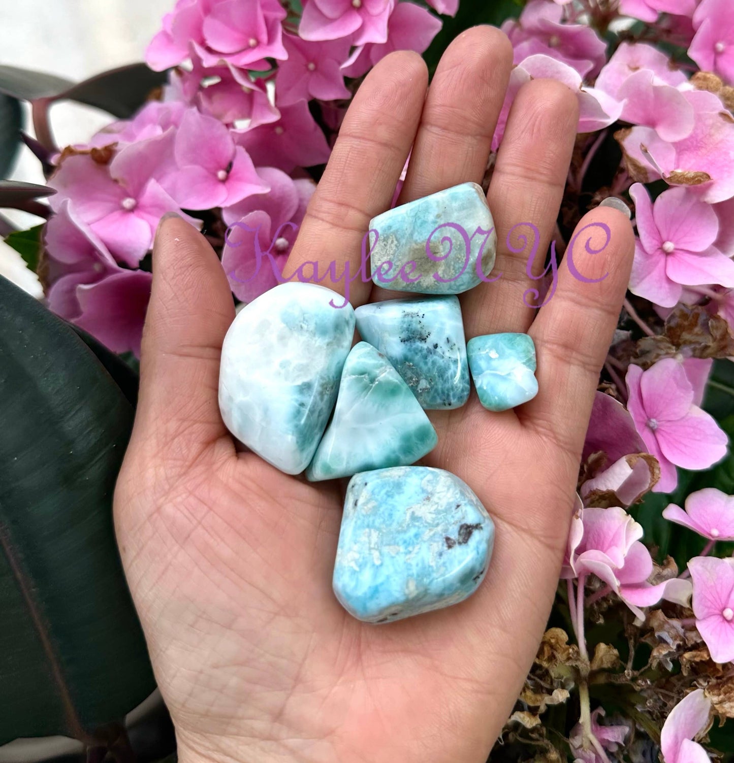 Larimar Tumbled Stones