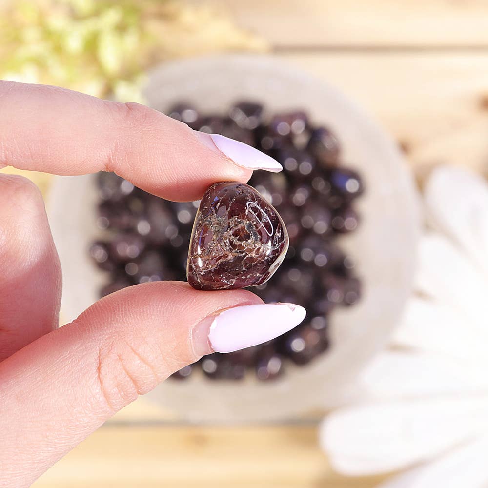 Garnet Tumbled Stone