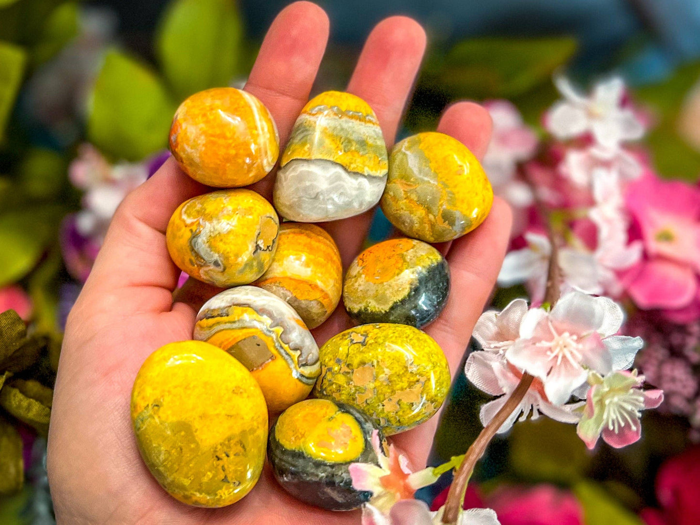 Bumblebee Jasper Tumbled Stones