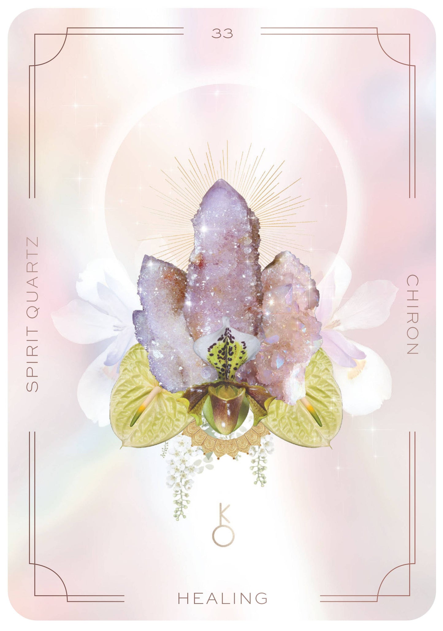 Astral Realms Crystal Oracle Card Deck