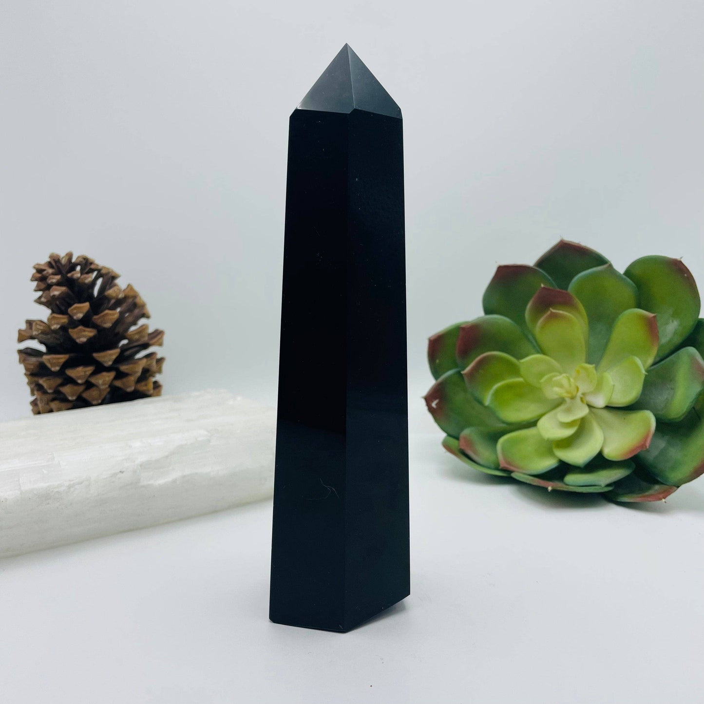 Obsidian Polished Point Tower