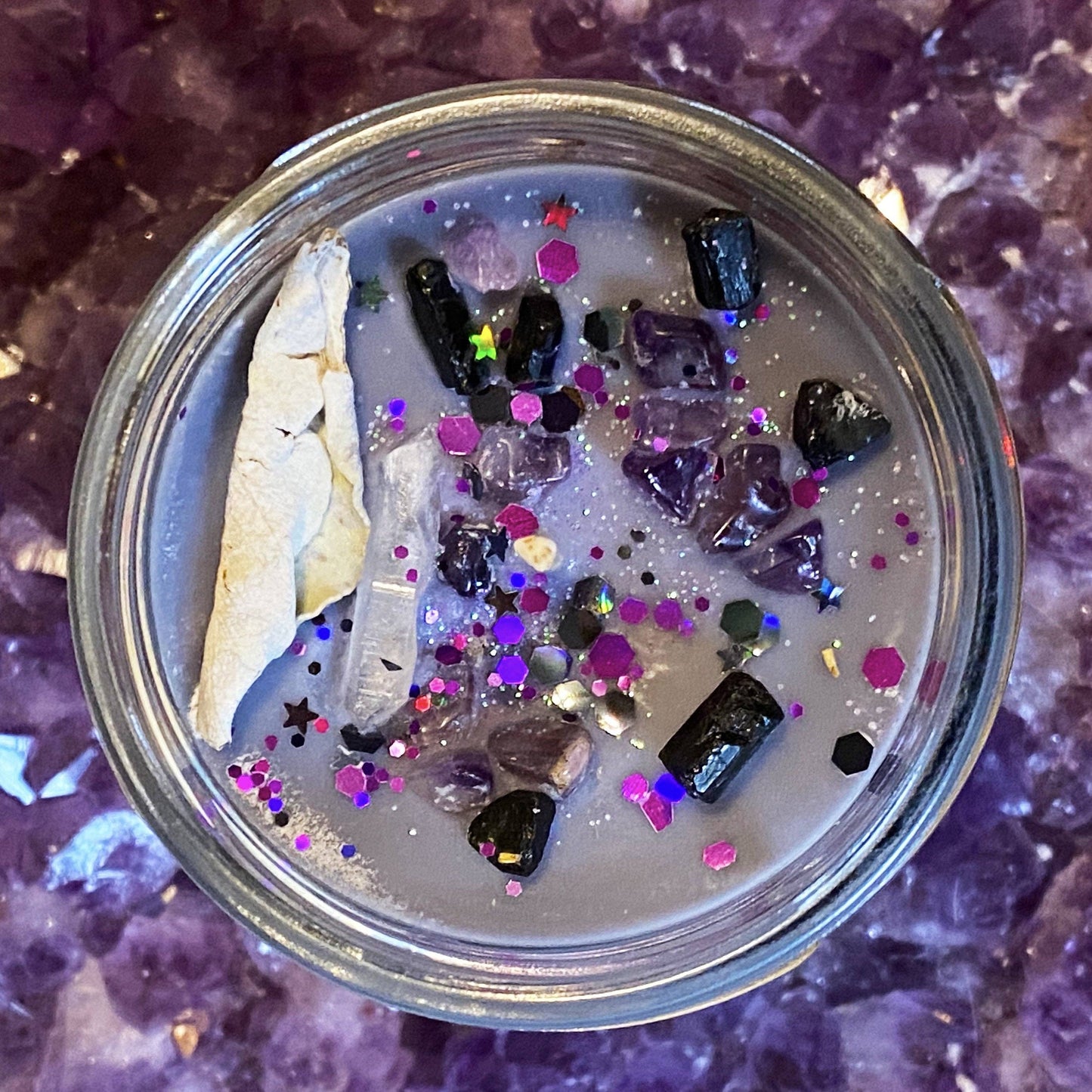 Black Magic Candle Jar