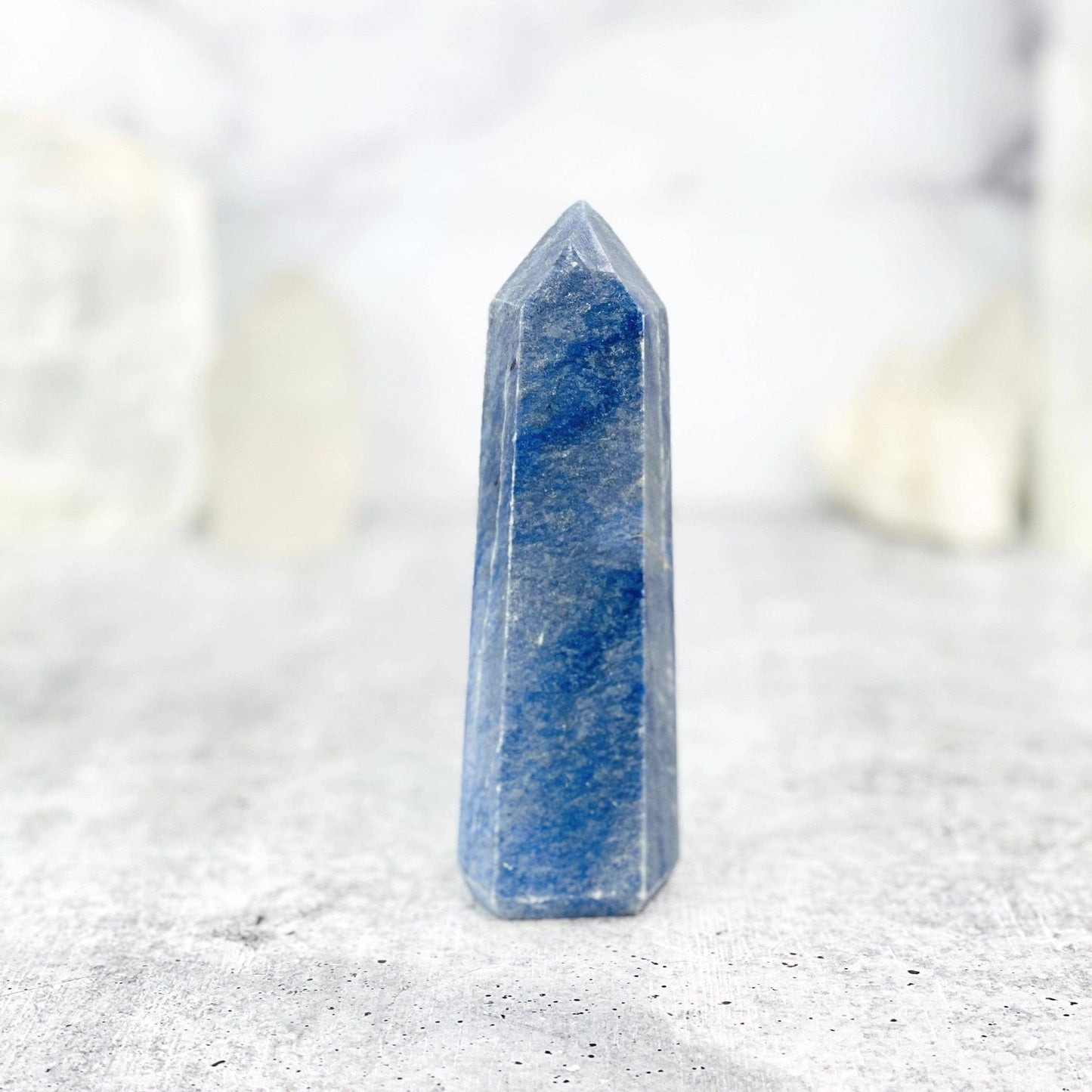 Blue Quartz Polished Tower Point