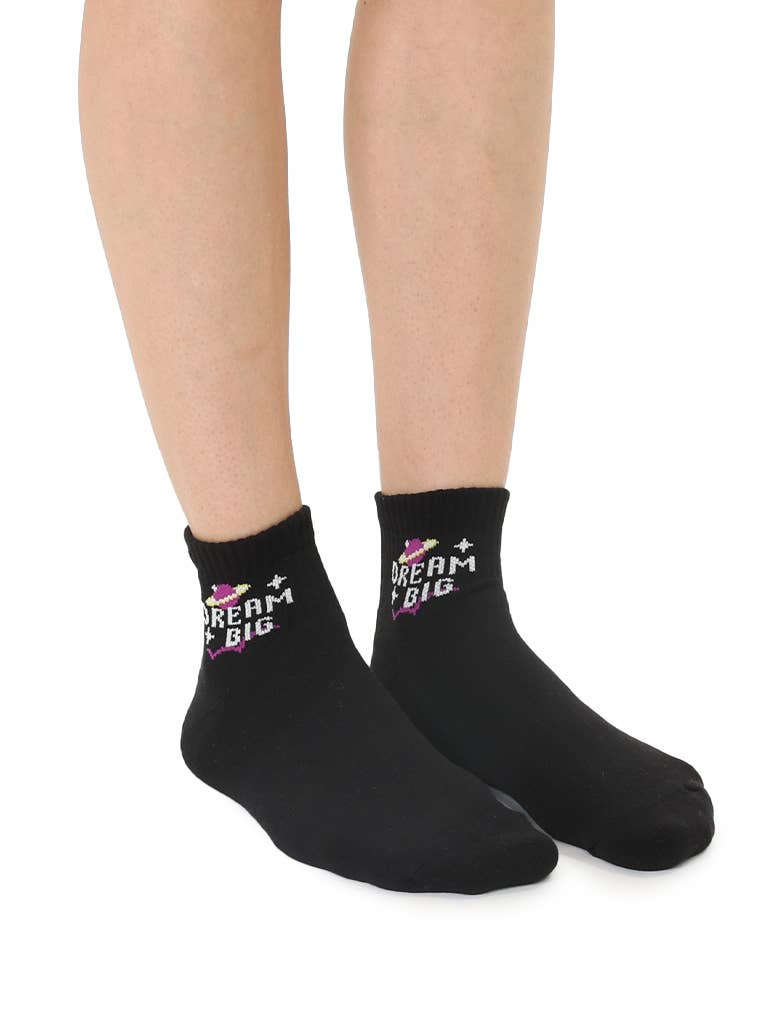 Dream Big Classic Ankle Socks