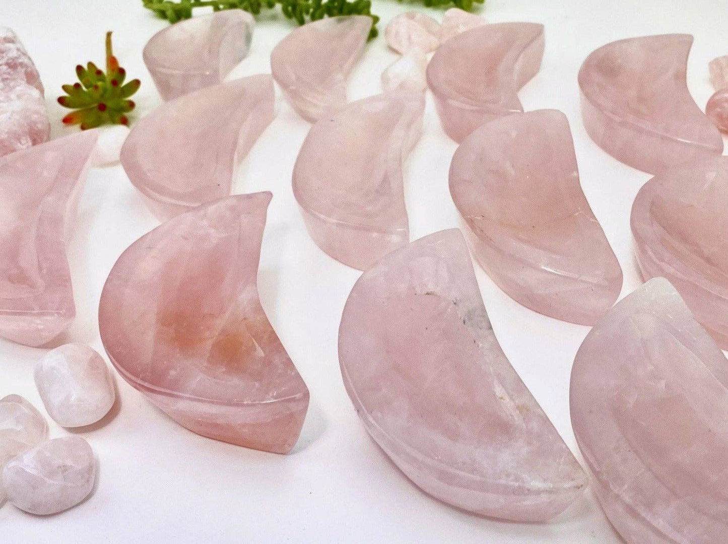 Rose Quartz Moon Bowl