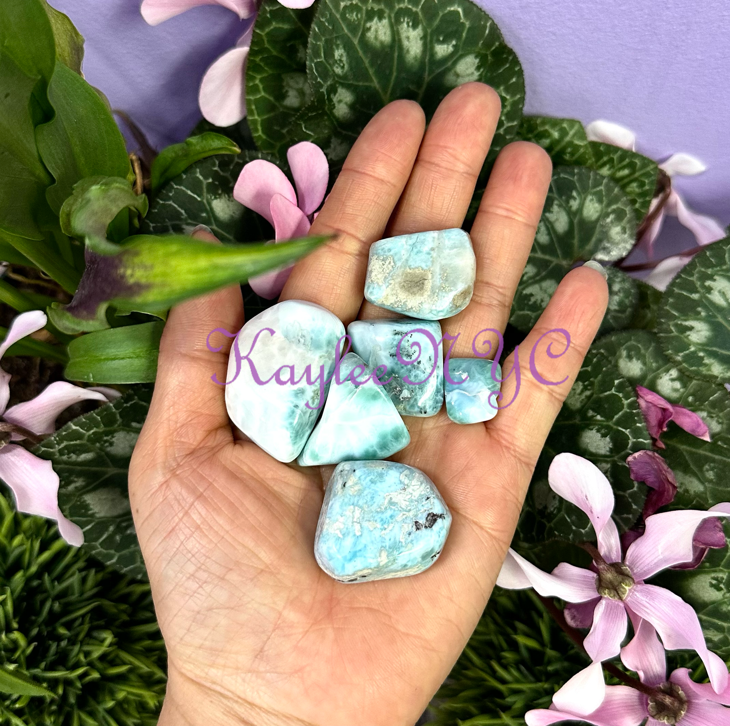 Larimar Tumbled Stones
