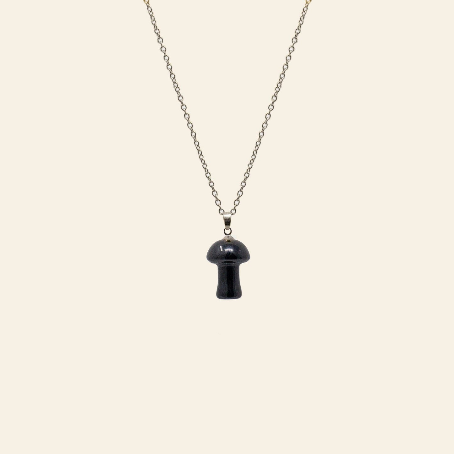 Crystal Mushroom Necklace