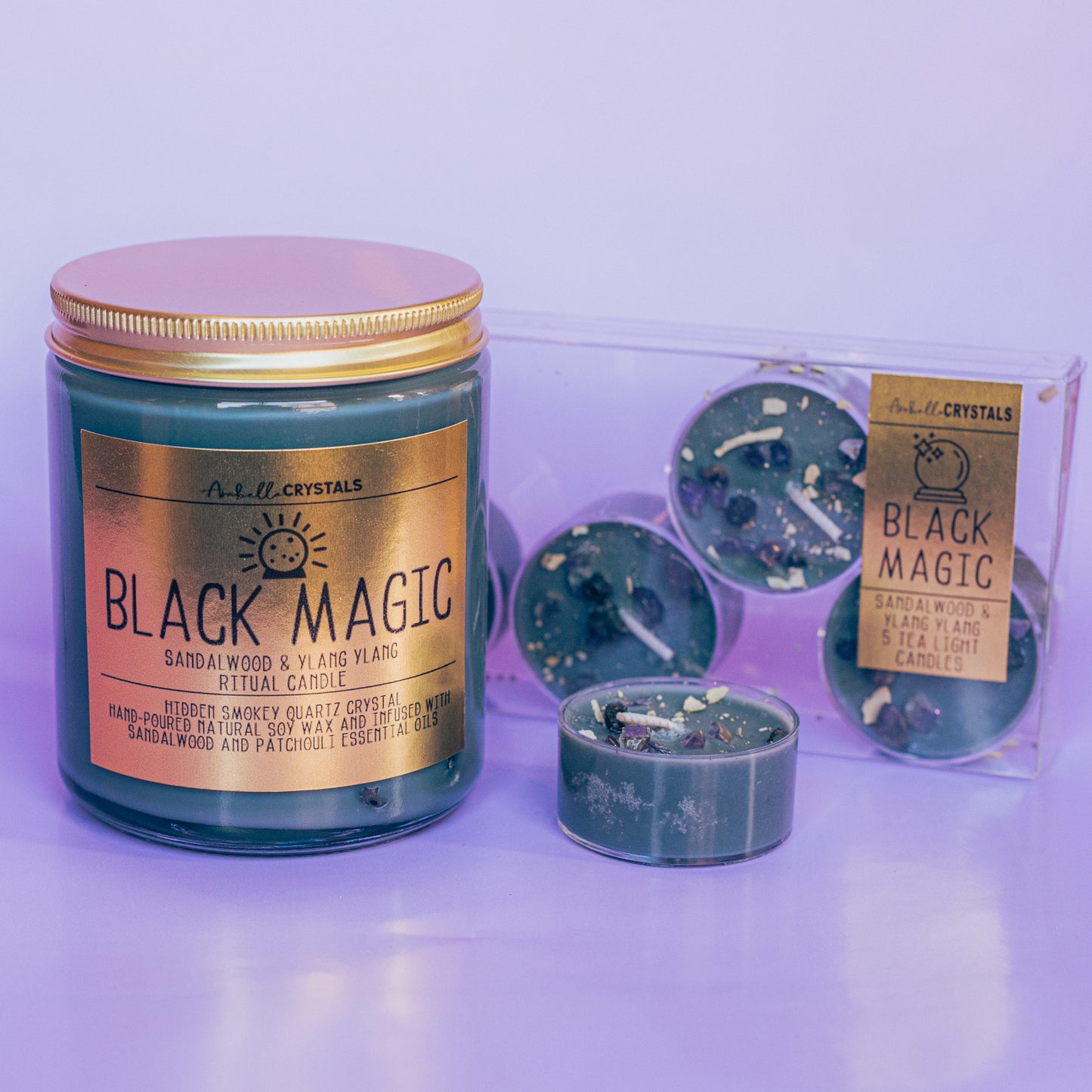 Black Magic Candle Jar
