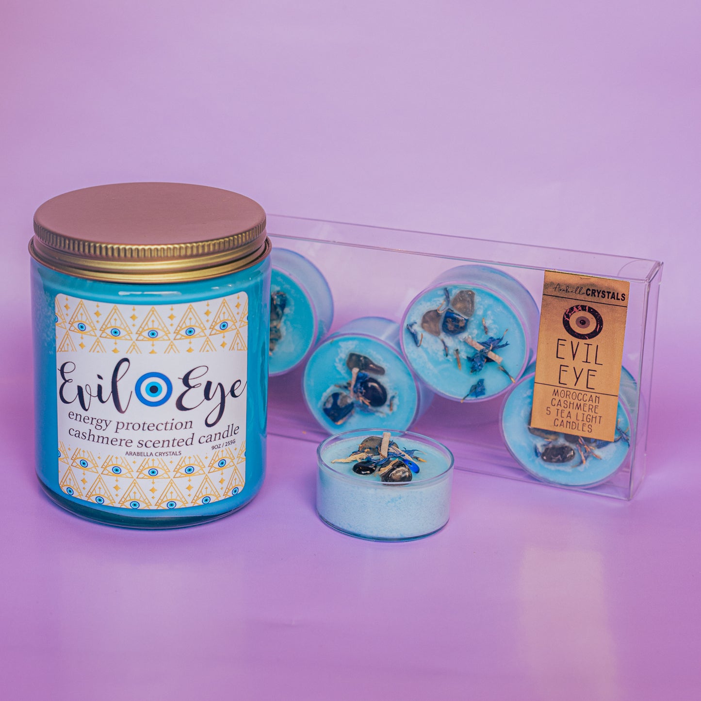 Evil Eye Candle Jar