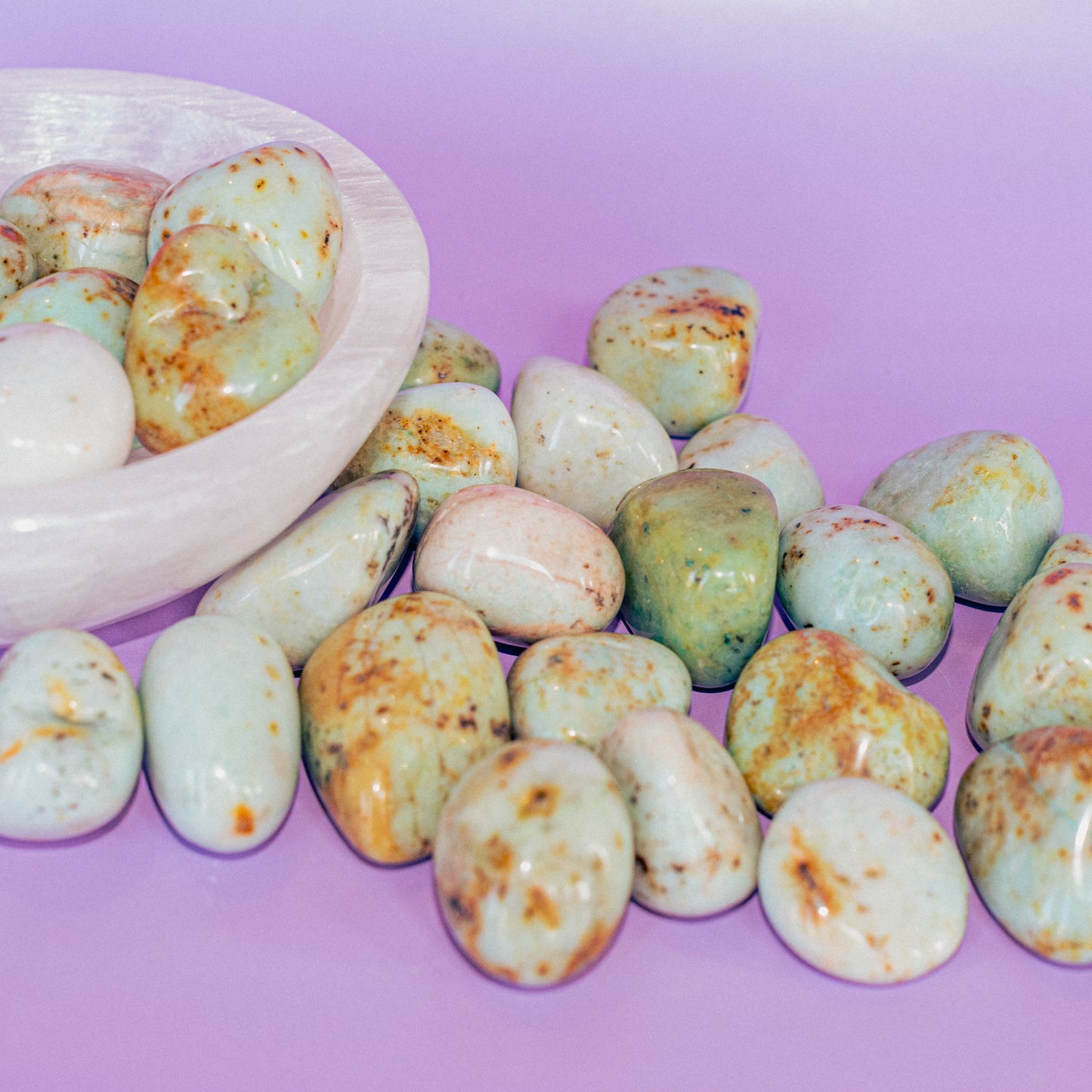 African Turquoise Tumbled Stone