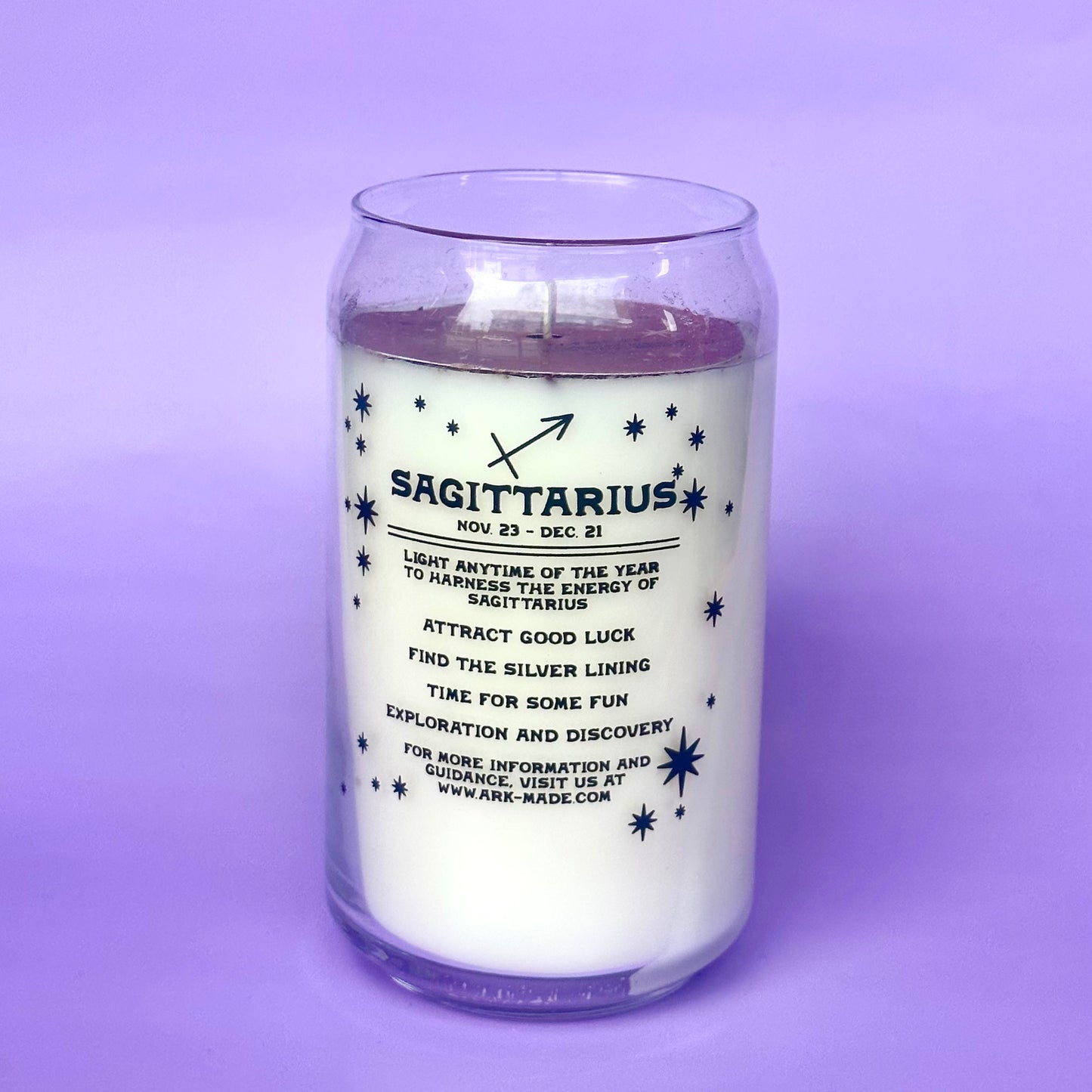 Sagittarius Zodiac Dressed Candle