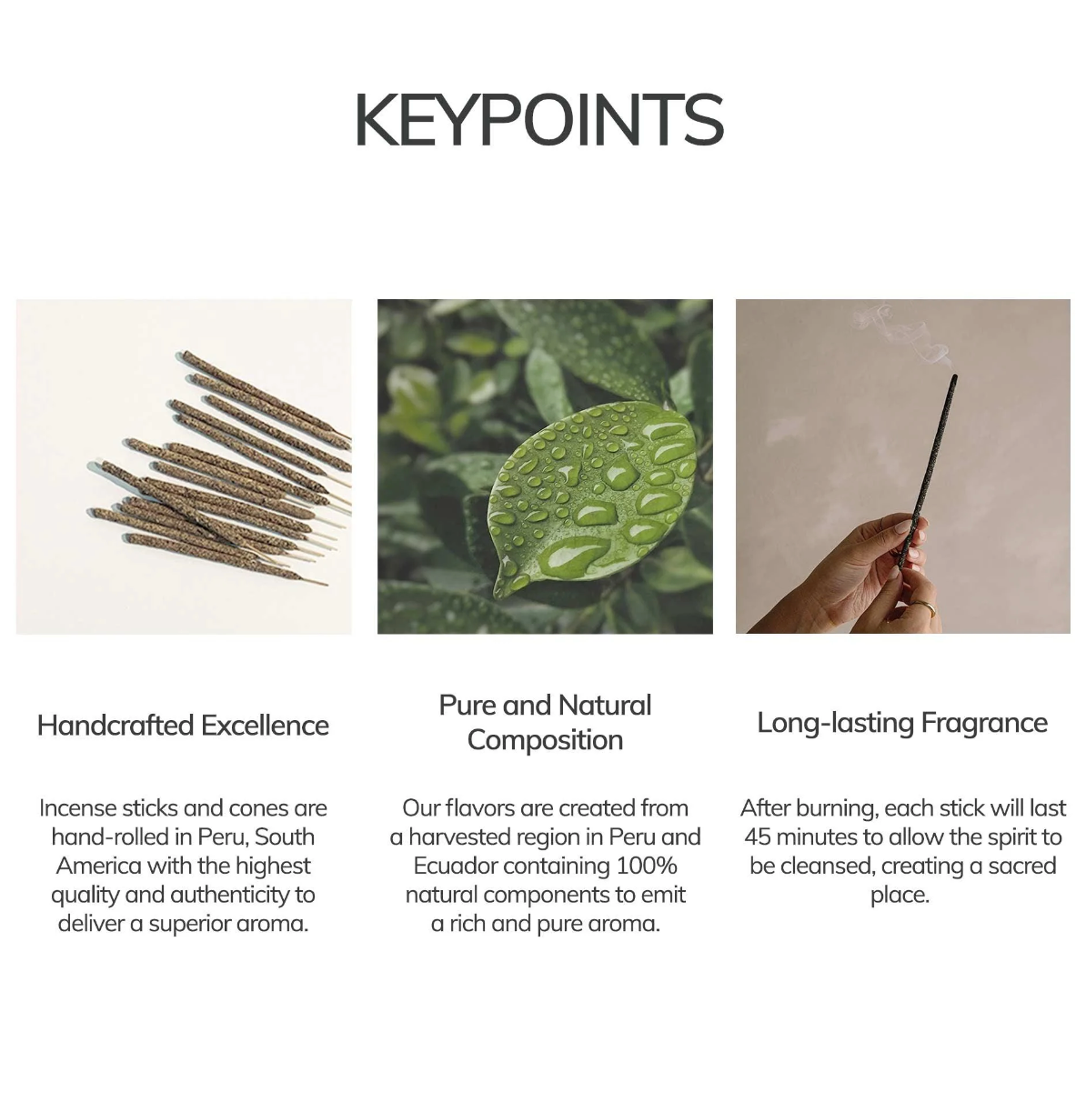 Hand Rolled Incense Sticks