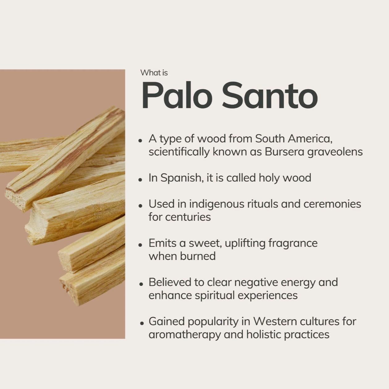 Palo Santo Wood Sticks