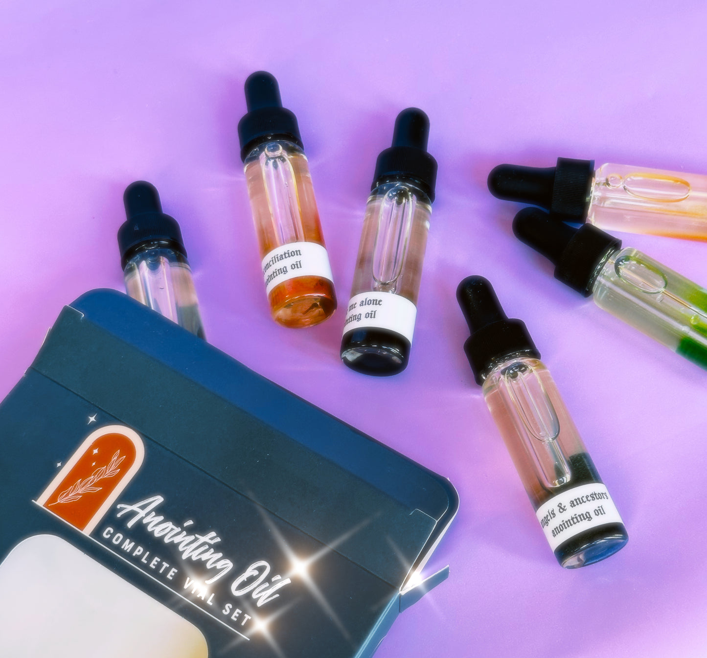 Crystal Anointing Oil Set