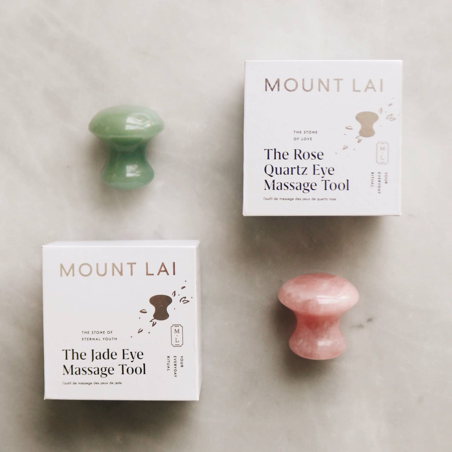 The De-Puffing Rose Quartz Eye Massage Tool