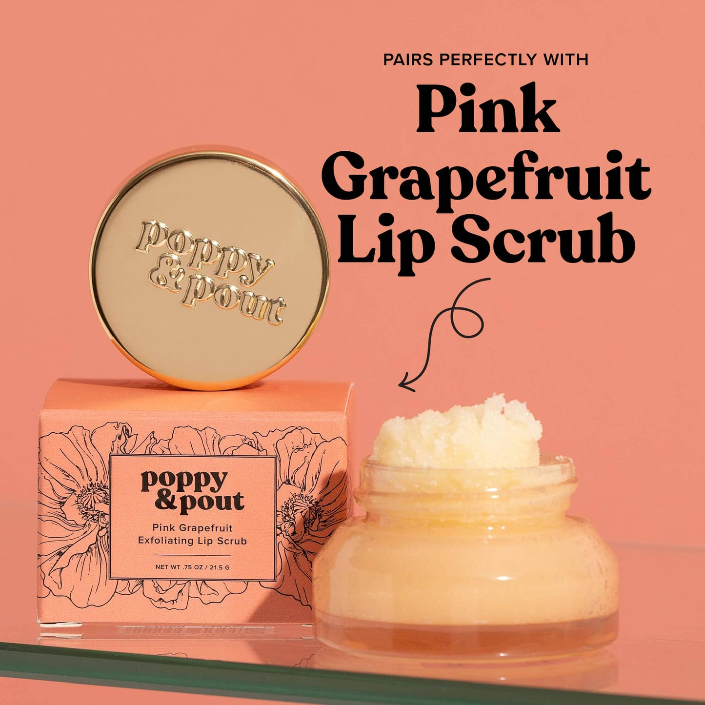 Poppy Pout Lip Scrub