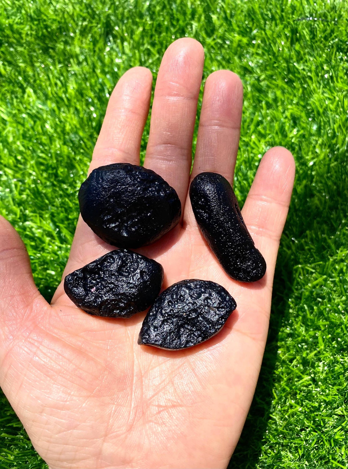 Natural Vietnam Tektite Black Tektite