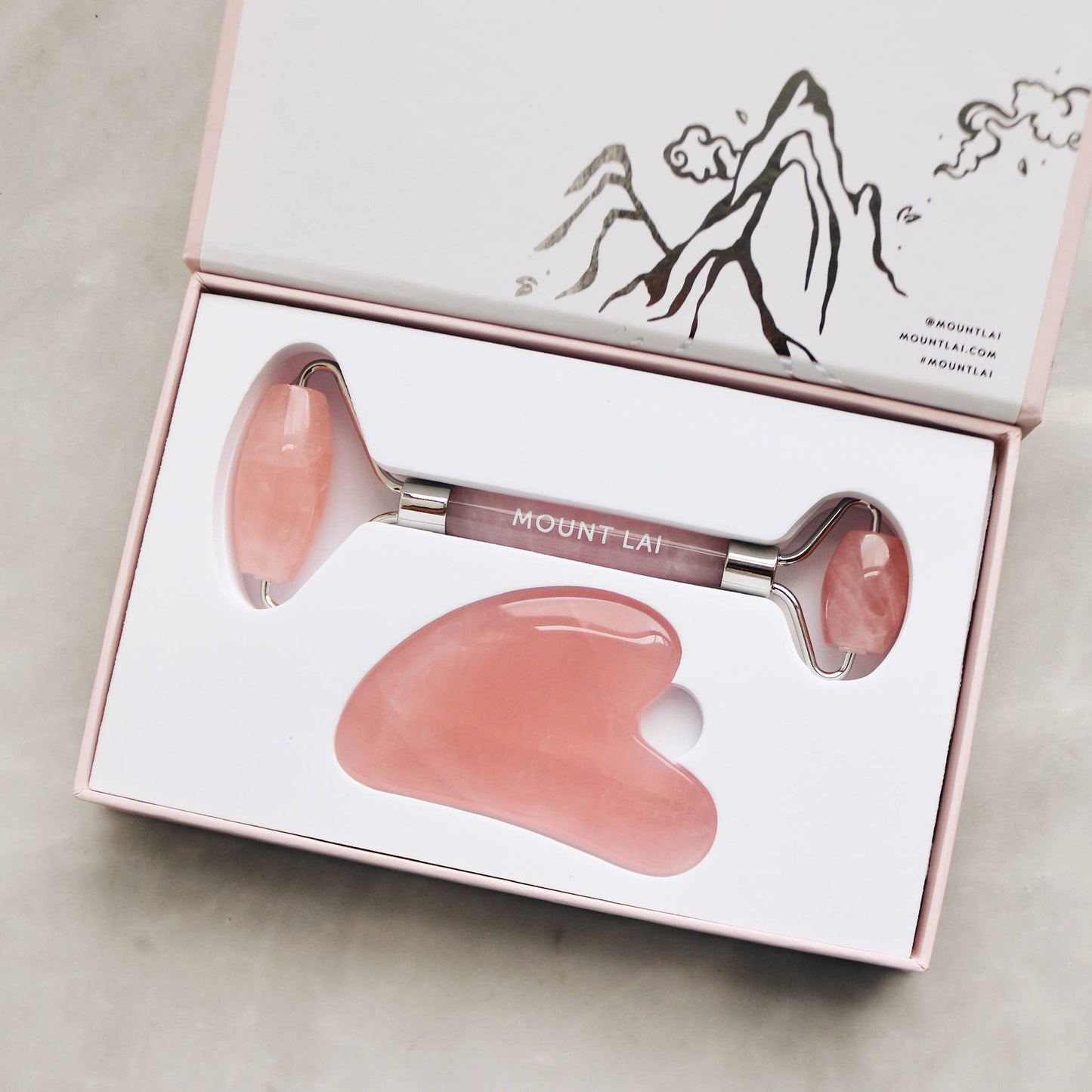Rose Quartz Facial Spa Set