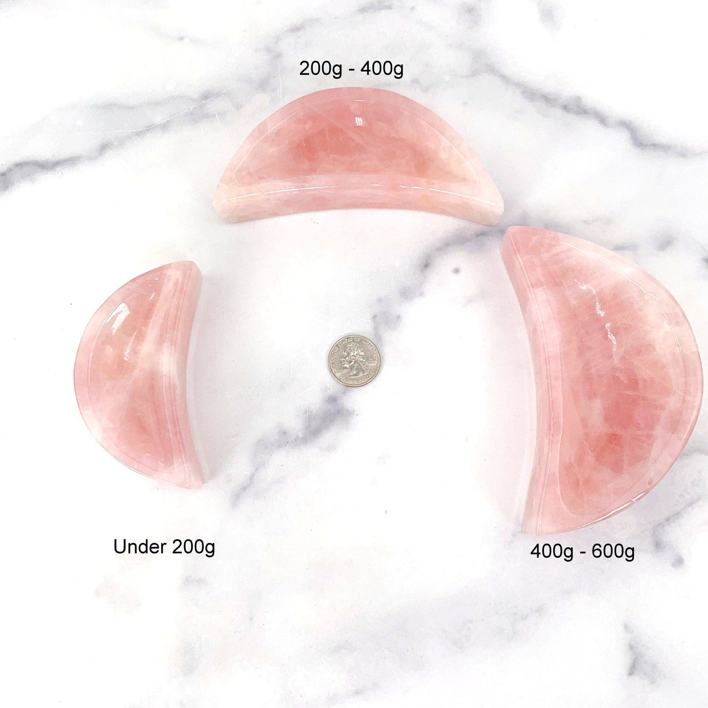 Rose Quartz Moon Bowl