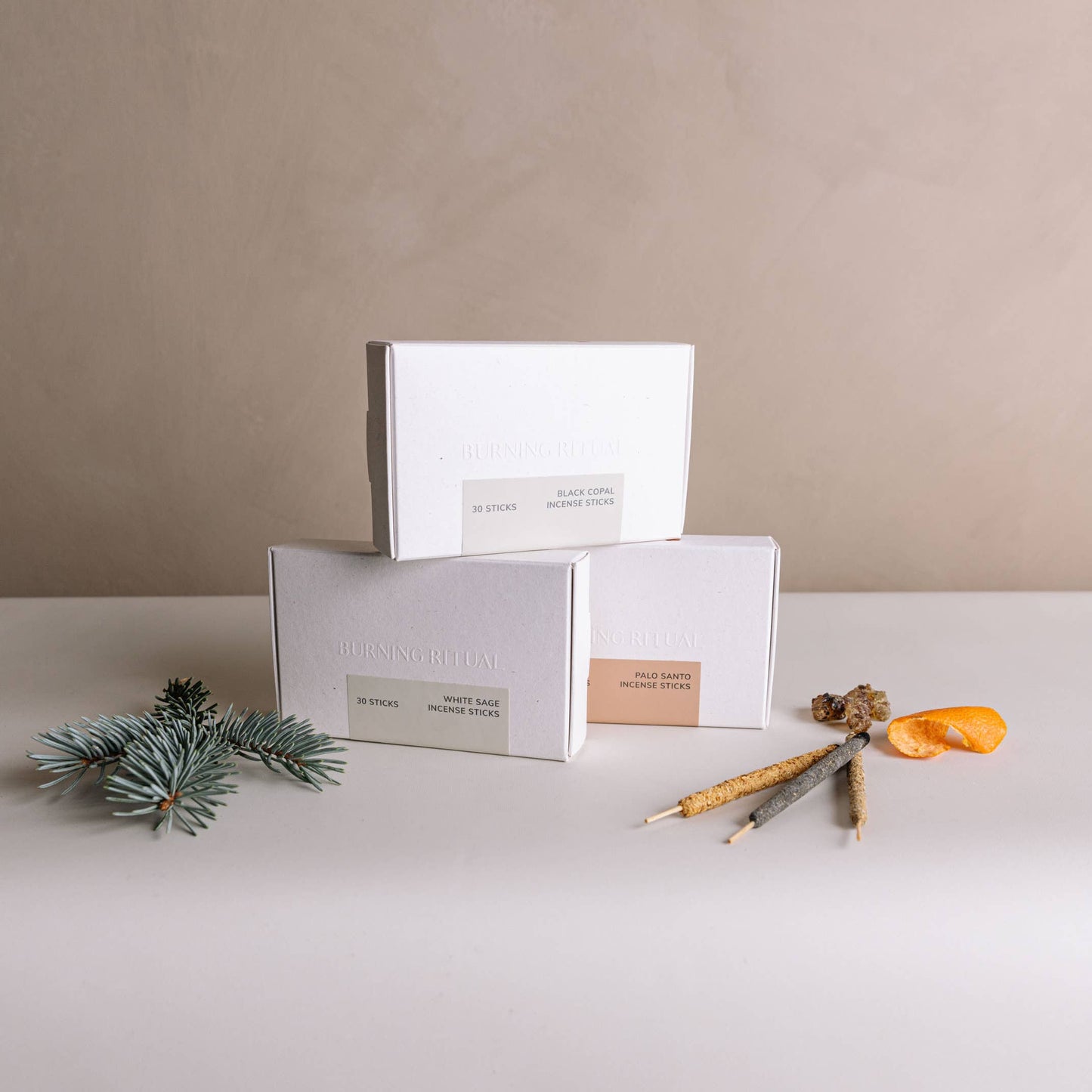 Mini White Sage Hand Rolled Incense | 30 Sticks