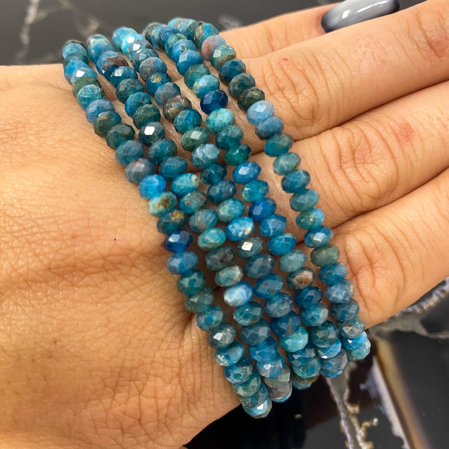 Blue Apatite Bracelet